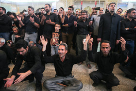 مراسم عزاداری عاشورای حسینی در حرم عبدالعظیم حسنی (ع) - شهر ری