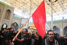 مراسم عزاداری عاشورای حسینی در حرم عبدالعظیم حسنی (ع) - شهر ری