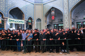 مراسم عزاداری عاشورای حسینی در حرم عبدالعظیم حسنی (ع) - شهر ری