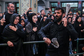مراسم عزاداری عاشورای حسینی در حرم عبدالعظیم حسنی (ع) - شهر ری