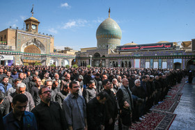 مراسم عزاداری عاشورای حسینی در حرم عبدالعظیم حسنی (ع) - شهر ری