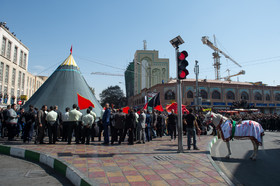 مراسم عزاداری عاشورای حسینی - چهارراه گلوبندک