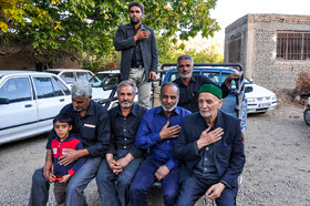 مراسم تعزیه خوانی در روستای مناوند