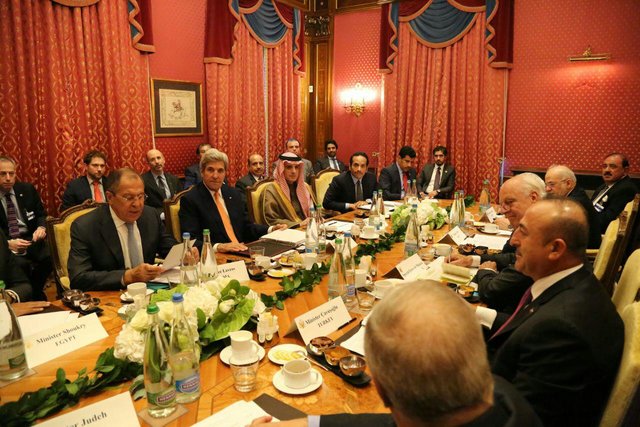 پایان نشست بینالمللی سوریه در لوزان پایان نشست بینالمللی سوریه در لوزان