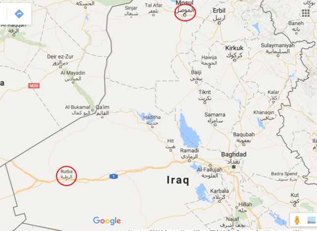 حمله گسترده داعش به شهر الرطبه در غرب عراق