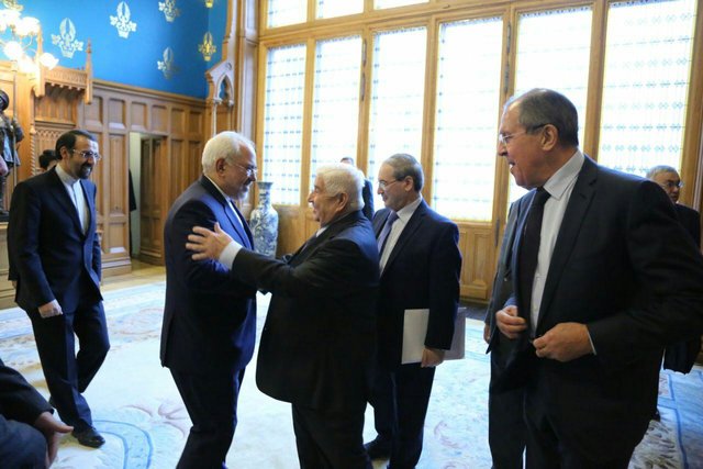 دیدار ظریف با وزیر خارجه سوریه دیدار ظریف با وزیر خارجه سوریه