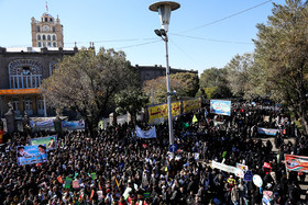 راهپیمایی ۱۳ آبان در تبریز