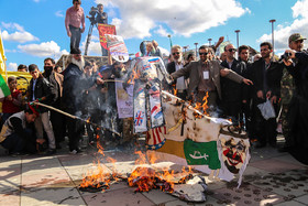 راهپیمایی ۱۳ آبان در رشت