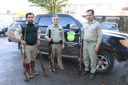 درگیری متخلفین با مامورین یگان حفاظت محیط زیست رشت
