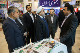 بازدید رییسجمهور از بیست و دومین نمایشگاه مطبوعات