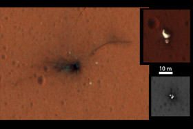 تصاویر رنگی از محل سقوط "شیاپارلی" در مریخ