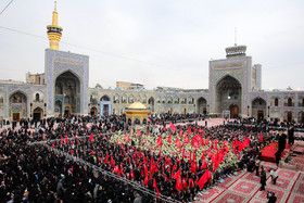 آيين بدرقه زائران و خادمان اربعين حسينی
