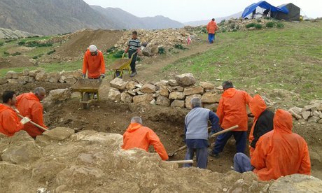 آغاز فصل چهارم کاوش ایرانی‌ها و ایتالیایی‌ها در "کل چندار منطقه شمی"