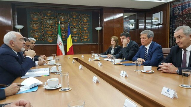رایزنی ظریف با نخست وزیر رومانی رایزنی ظریف با نخست وزیر رومانی