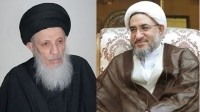 دیدار آیت‌الله اراکی با «آیت‌الله سید محمد سعید حکیم»