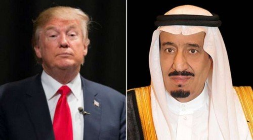 تماس تلفنی پادشاه عربستان با ترامپ 