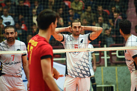 دیدار تیم های والیبال عمران ساری و متین ورامین