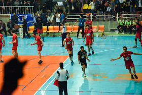دیدار تیم های والیبال عمران ساری و متین ورامین