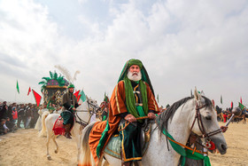  برگزاری مراسم تعزیه در روز اربعین - امامزاده شاه‌کرم اصفهان‎