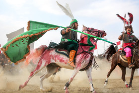  برگزاری مراسم تعزیه در روز اربعین - امامزاده شاه‌کرم اصفهان‎