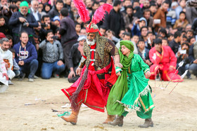  برگزاری مراسم تعزیه در روز اربعین - امامزاده شاه‌کرم اصفهان‎