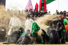  برگزاری مراسم تعزیه در روز اربعین - امامزاده شاه‌کرم اصفهان‎