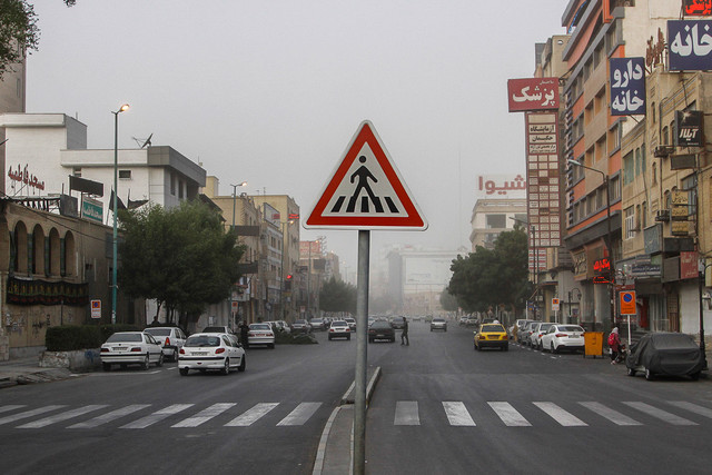 عکس تزئینی است. وزش باد خیلی شدید در استان تهران