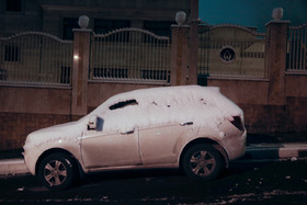 بارش برف در شمال تهران