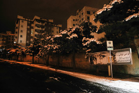 بارش برف در شمال تهران