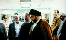 روحانی از آیت‌الله موسوی اردبیلی عیادت کرد