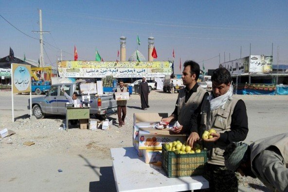 پذیرایی از ۵۰۰ هزار زائر در موکب حضرت سیدالشهدای ‌کردستان‌