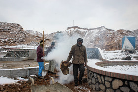 روز برفی پاییزی‎ در کرمان