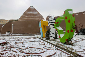 روز برفی پاییزی‎ در کرمان