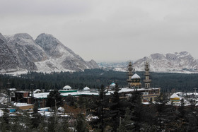 روز برفی پاییزی‎ در کرمان