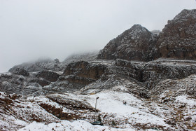 روز برفی پاییزی‎ در کرمان