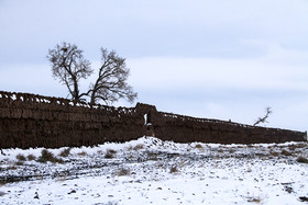 طبیعت پاییزی برفی کرمان