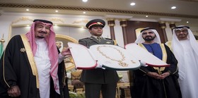 اعطای عالی‌ترین نشان امارات به ملک سلمان