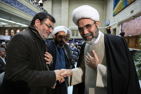 مراسم ختم مادر محمدمهدی زاهدی