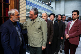 مراسم ختم مادر محمدمهدی زاهدی