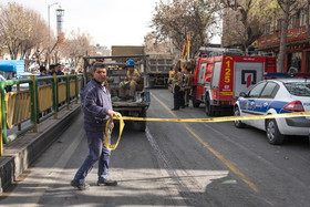 نشست زمین در خیابان مولوی - تهران