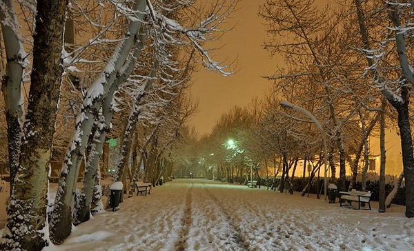 یلدای برفی در البرز