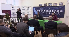 جدایی‌طلبان کالیفرنیا در مسکو سفارت زدند