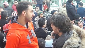 حضور سوشا مکانی و اشپیتیم آرفی در دیدار پرسپولیس و سیاه جامگان