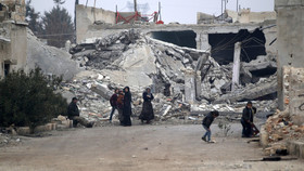 کشف گورهای دسته‌جمعی در محله‌های شرقی حلب