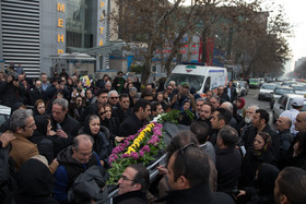 تشییع پیکر پوران فرخزاد