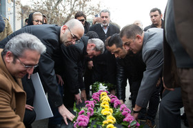 تشییع پیکر پوران فرخزاد