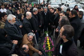 تشییع پیکر پوران فرخزاد