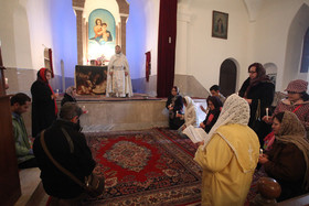 مراسم آغاز سال نو میلادی در کلیسای مسروپ اراک‎