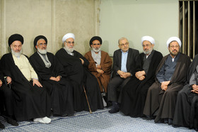  دیدار هزاران نفر از قشرهای مختلف مردم قم با مقام معظم رهبری