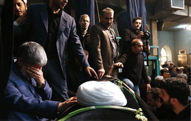 حضور رییس و نمایندگان مجلس در مراسم وداع با پیکر آیت‌الله هاشمی رفسنجانی